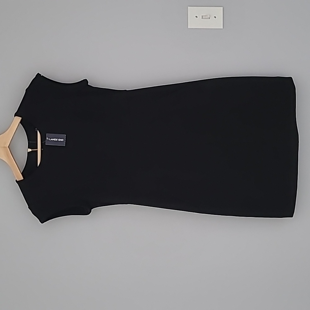 LANDS' END Black Mini Dress